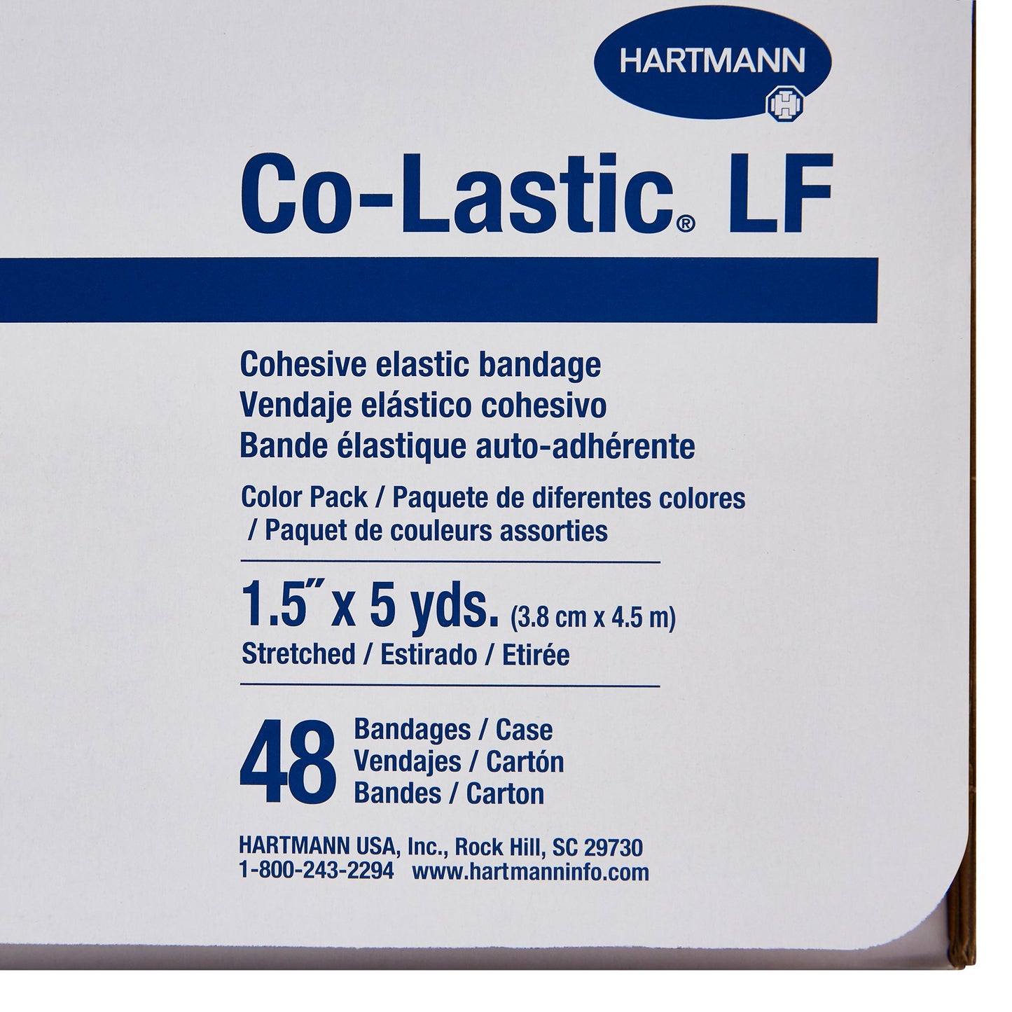 BANDAGE, COLASTIC 1.5"X5YD ASST