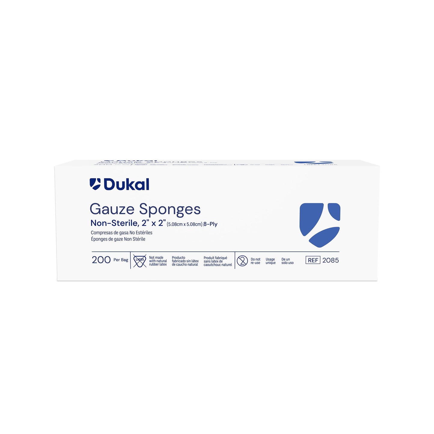 SPONGE, GAUZE 2"X2" 8PLY N/S