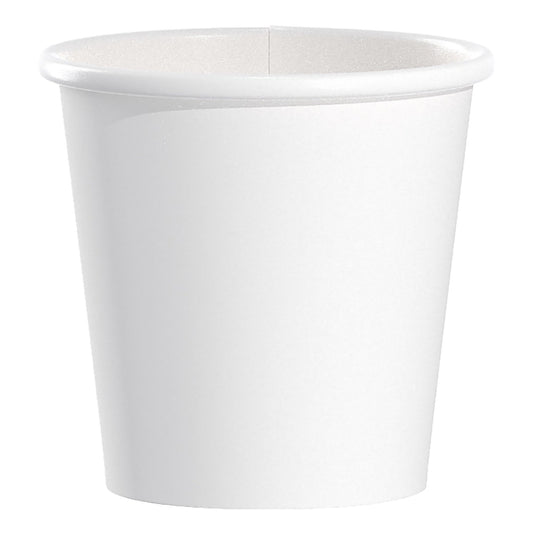 CUP, PAPER HOT WHT 4OZ