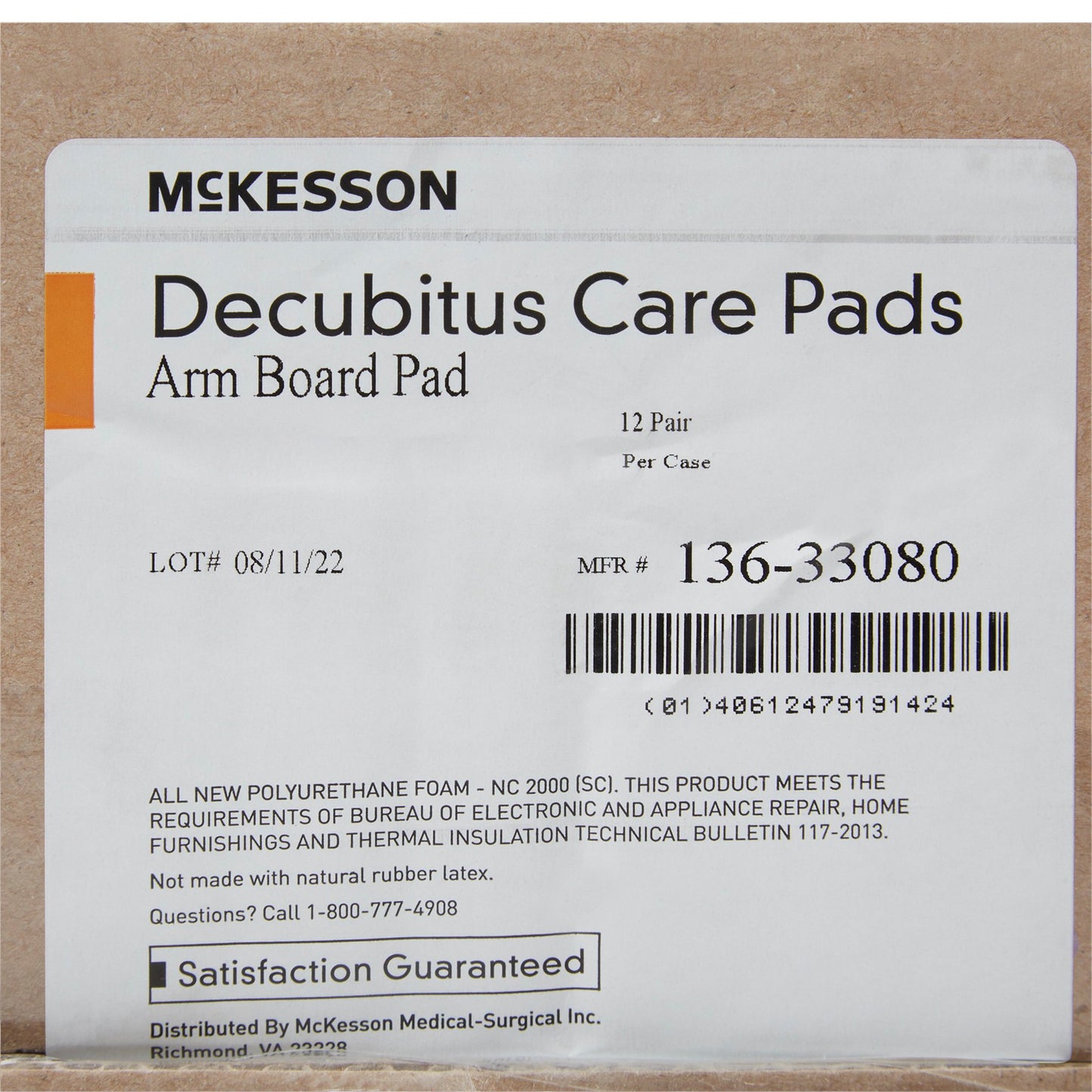PAD, DECUB AM BOARD 20X7X2"