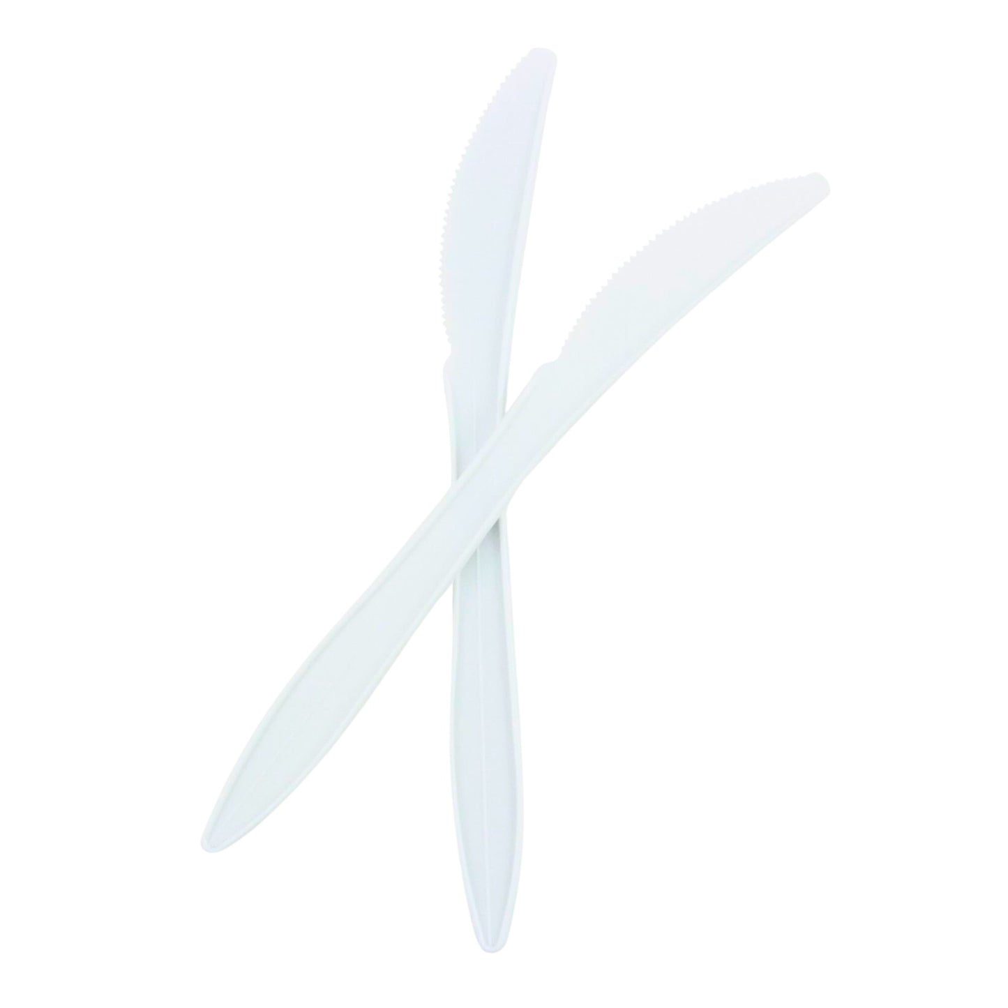 KNIFE, PLASTIC MED WGHT WHT 6.5"