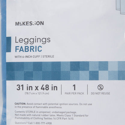 DRAPE, SURGICAL GYN LEGGINGS STR FABRIC 31"X48"