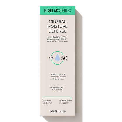 SUNSCREEN, SPF 50 MIN MOISTUREDEFENSE 3.4OZ