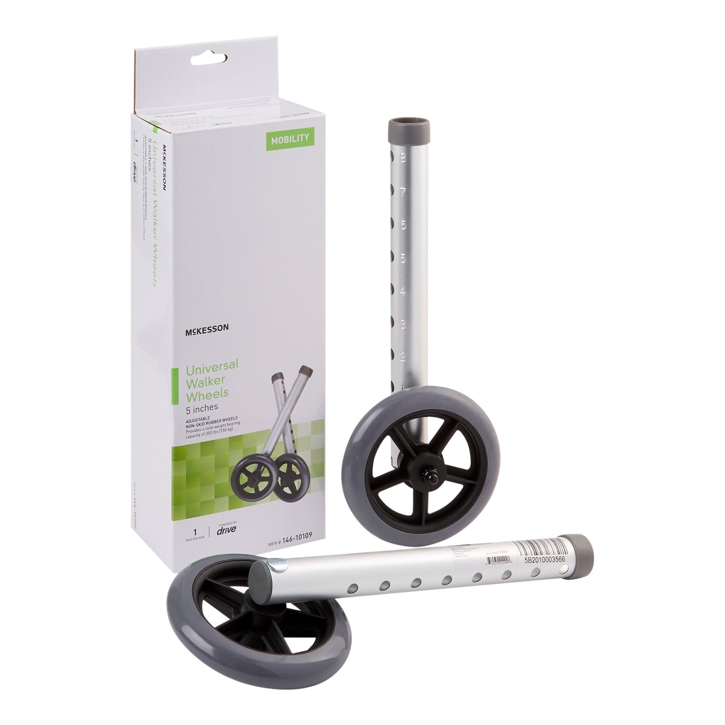 WHEEL, WALKER UNIV 5"