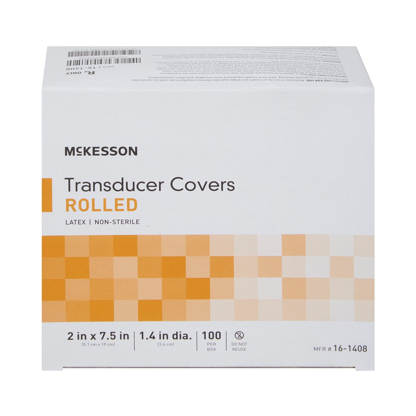 COVER, TRANSDUCER LATEX N/S 1.4"X7.5"