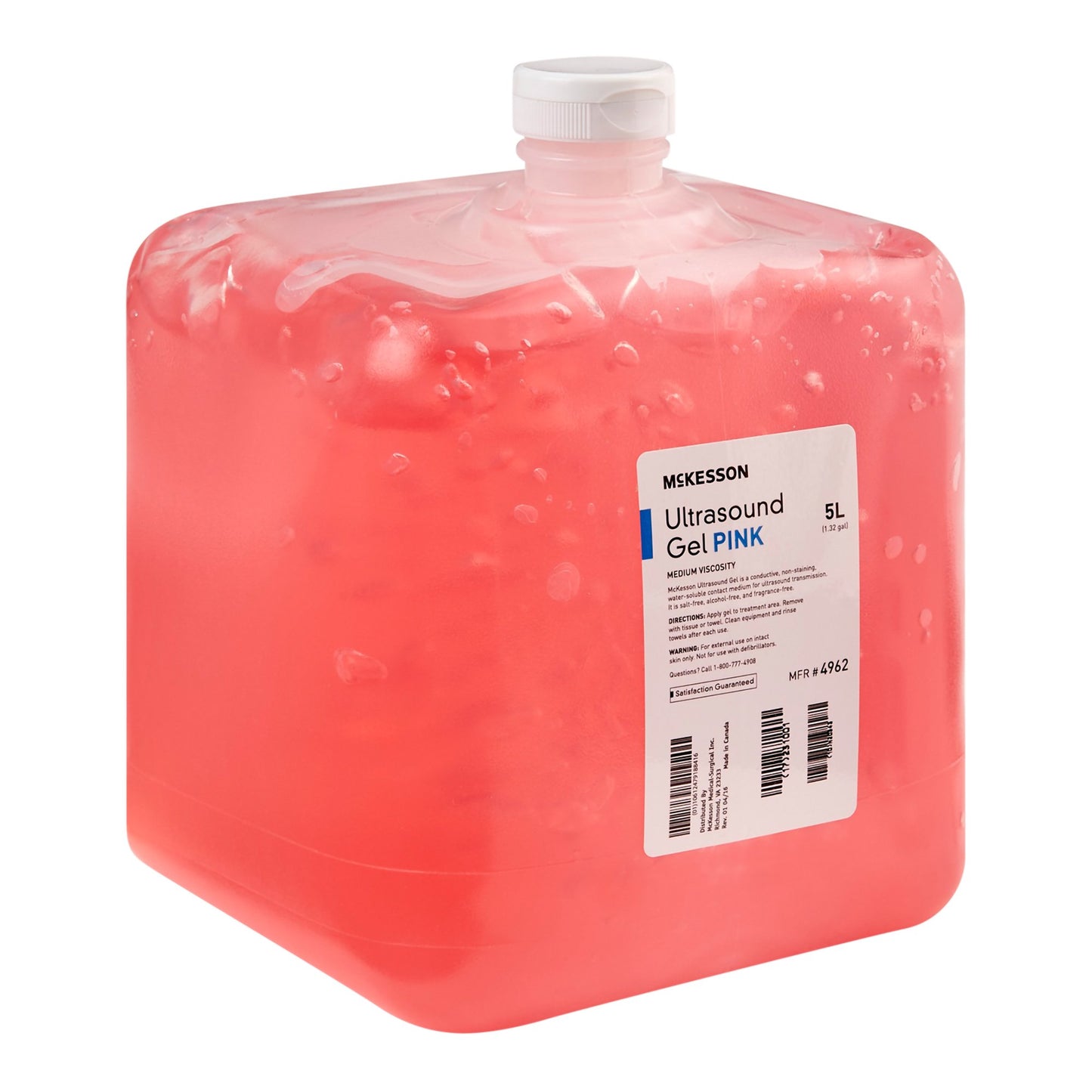 GEL, ULTRASOUND PNK 5L