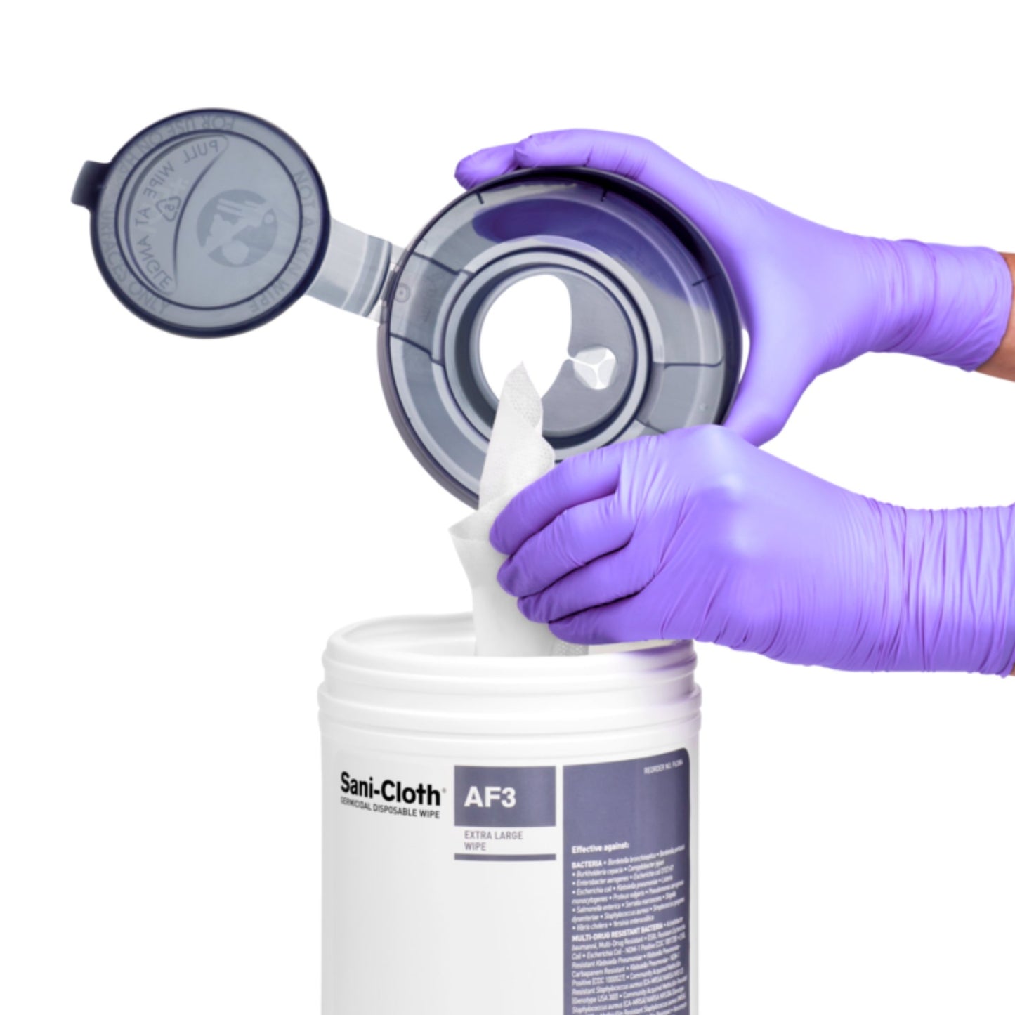 WIPE, GERMICIDAL AF3 SANI-CLOTH DISP XLG