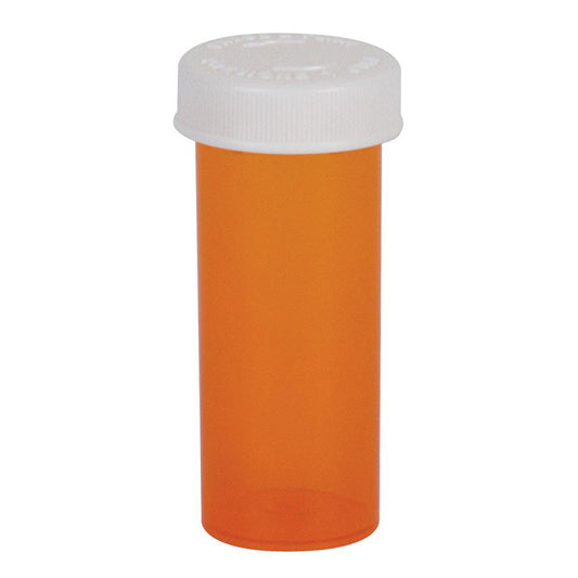 VIAL, AMBER 16DR CRC W/CAPS
