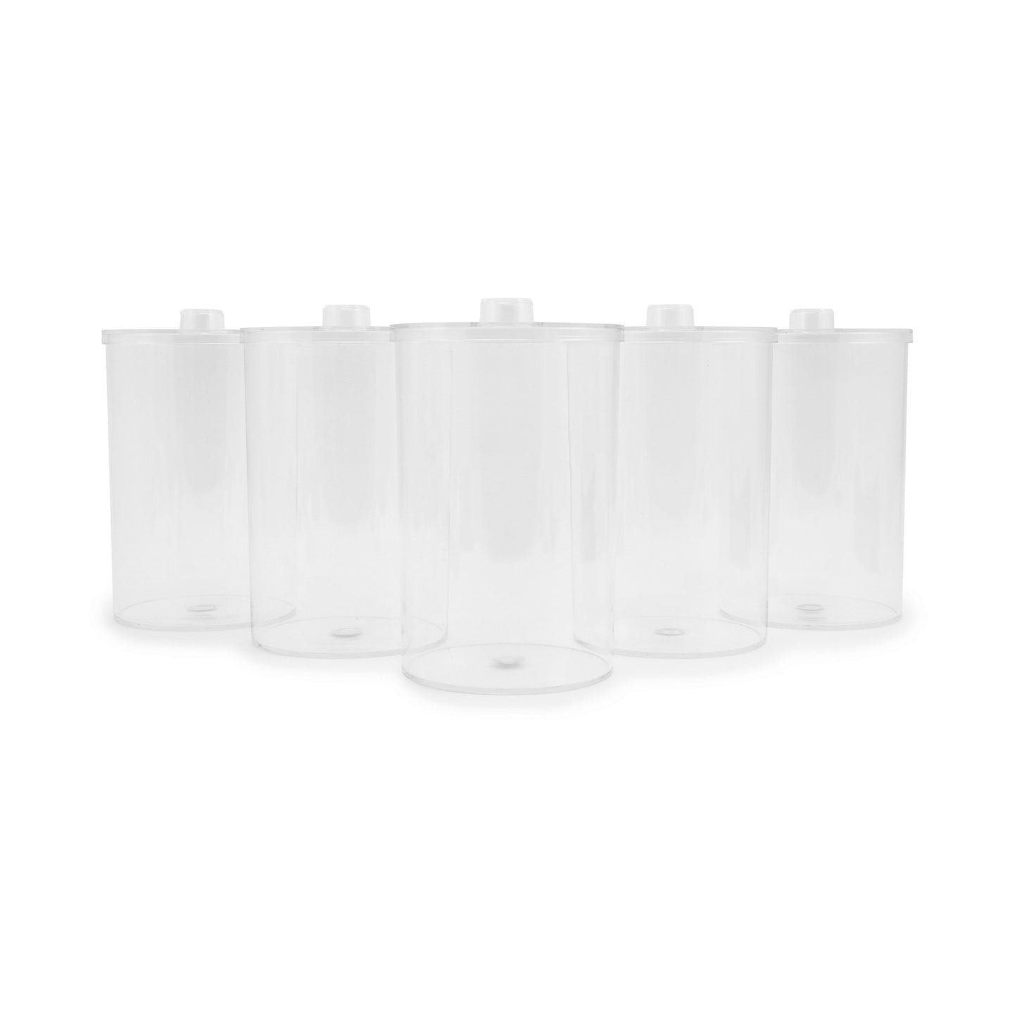 JAR, SUNDRY PLAS CLR UNLABELED6 1/2"X4 1/4"