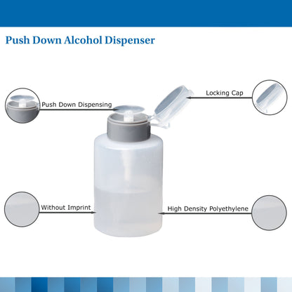 DISPENSER, ALCHL NO IMPRNT TRANSLCNT LF 9OZ