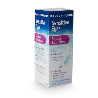 B&L SALINE, SOL SENS EYE+ 12OZ9BAUS