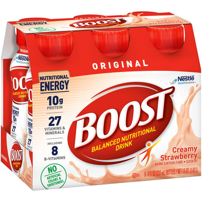 BOOST, ORIGINALCREAMY STRAWBERRY FE 8OZ