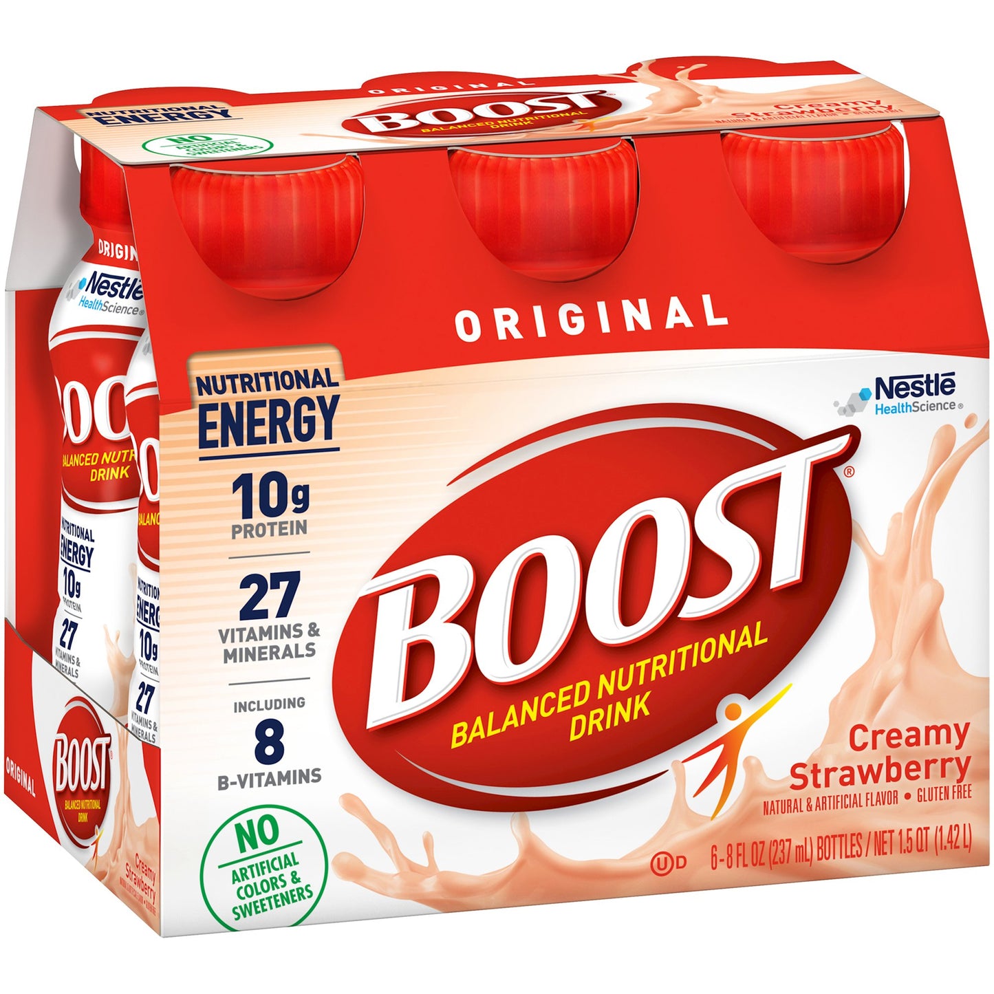 BOOST, ORIGINALCREAMY STRAWBERRY FE 8OZ