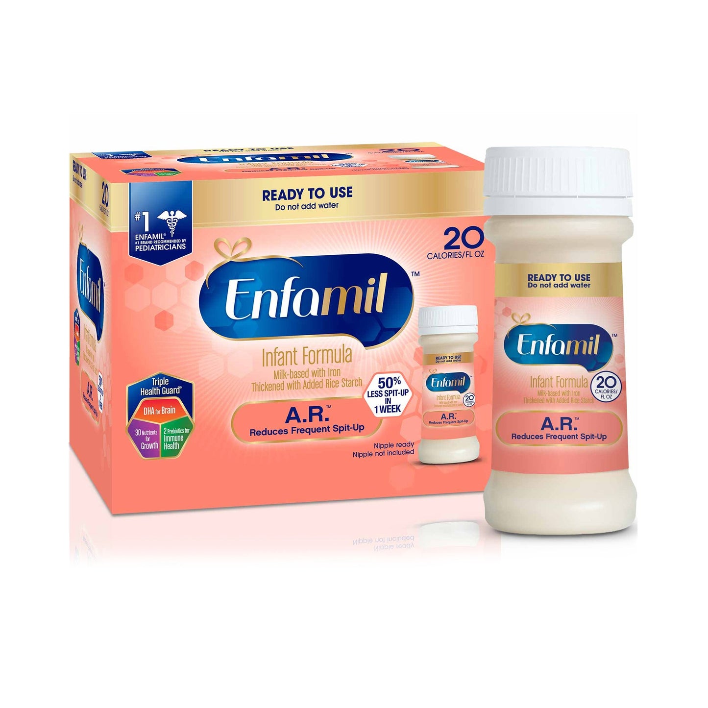 ENFAMIL AR, NURSETTE W/LIPIL 20CAL 2OZ