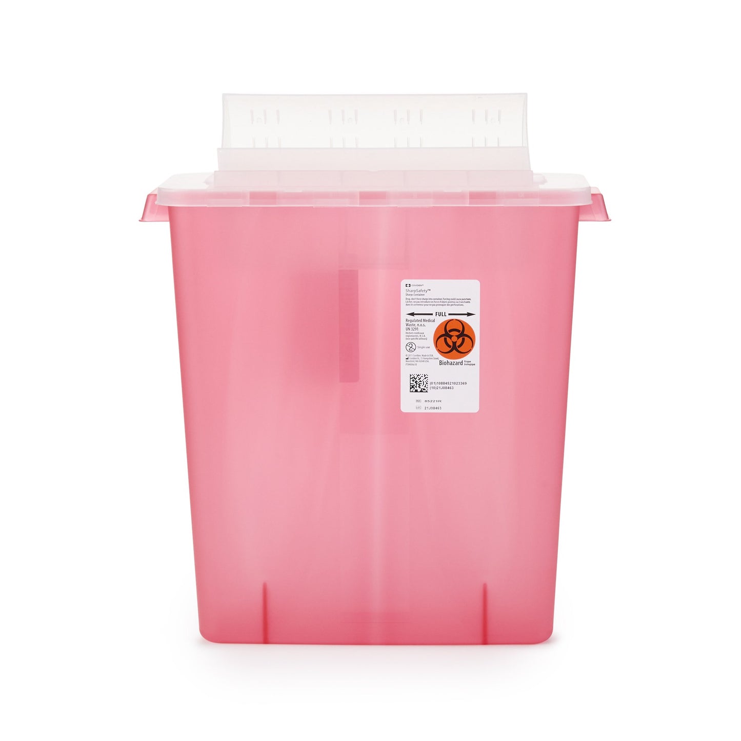 CONTAINER, SHARPS RED 3GL UNWNDR
