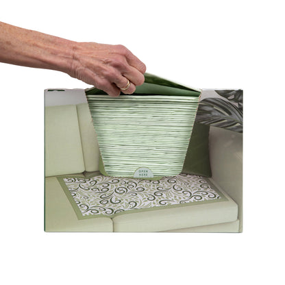 UNDERPAD, FLOURISH ABSRB F/SOFAS/BED SAGE GRN