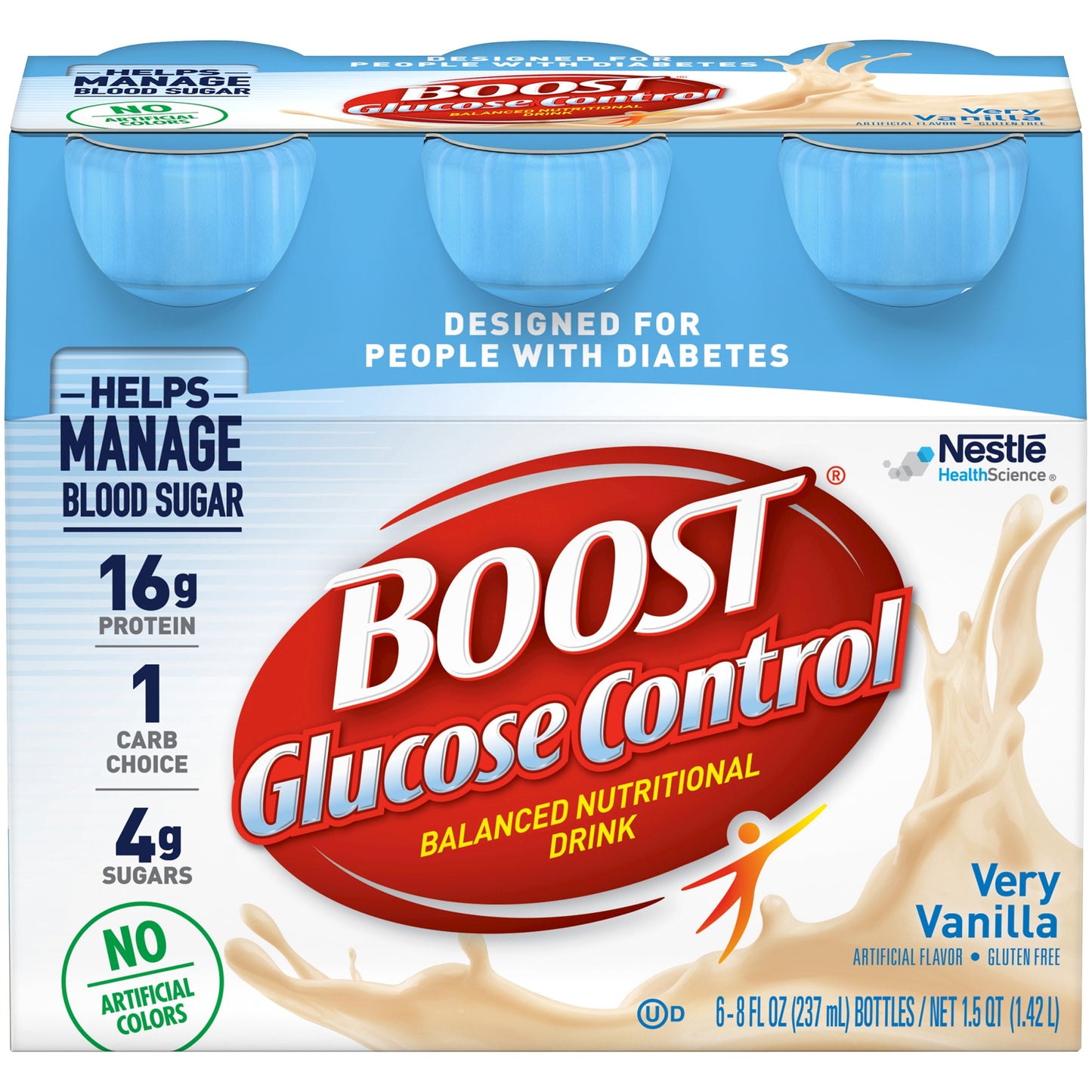 BOOST, GLUCOSE CONTROL VERY VANILLA E 8OZ