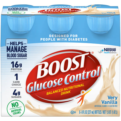 BOOST, GLUCOSE CONTROL VERY VANILLA E 8OZ