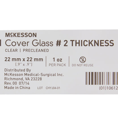 COVER GLASS, #2 22"X22" LF