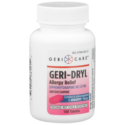 DIPHENHYDRAMINE, TAB 25MG