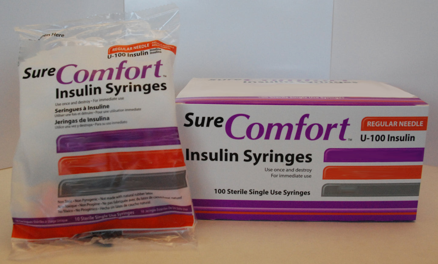 SYRINGE, INSULIN SURECOMFORT .5ML 31GX5/16"