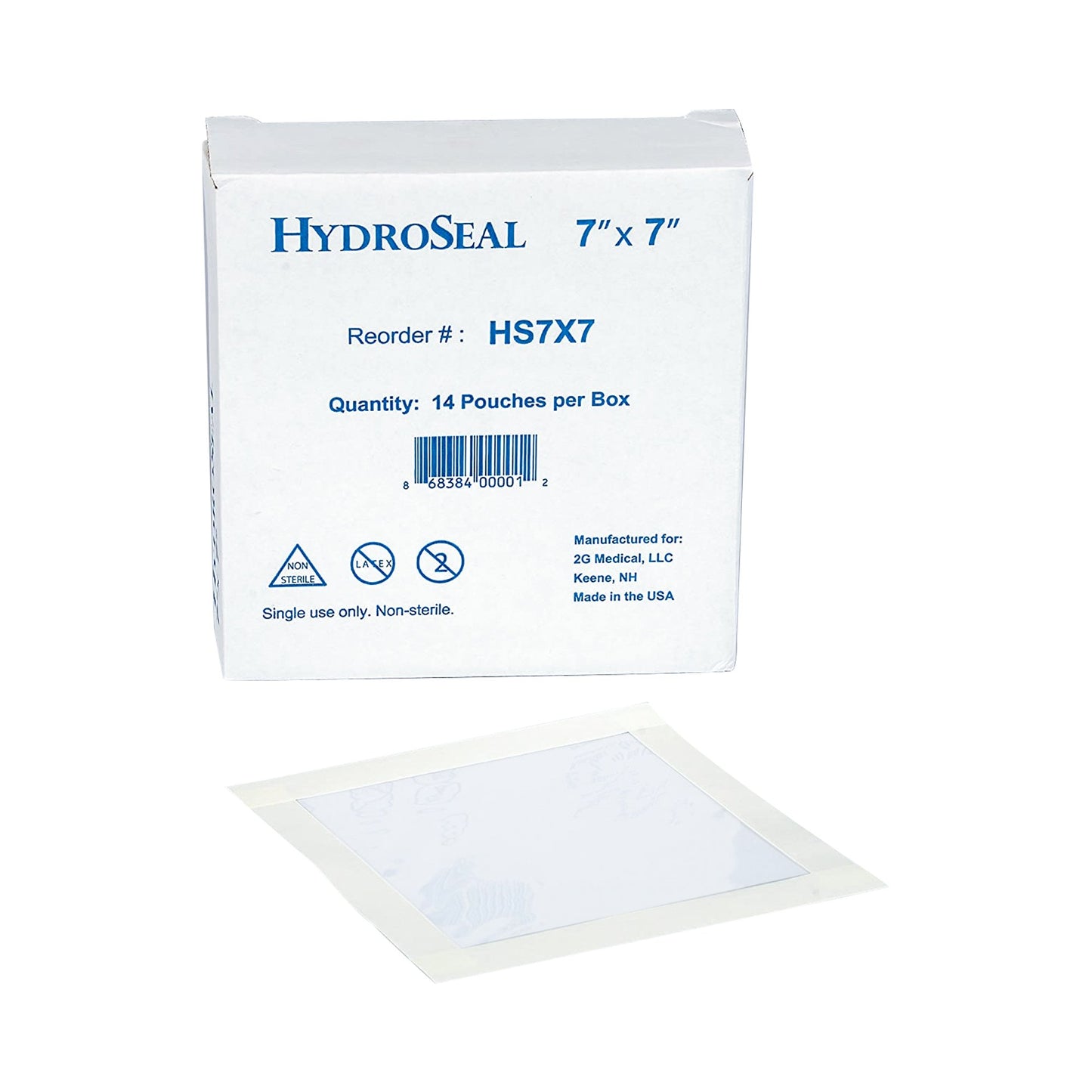 BARRIER, IV PICC HYDROSEAL 7"X7"