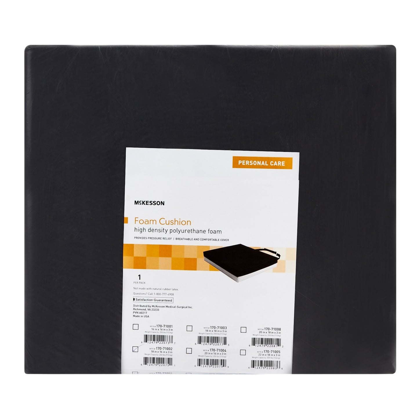 CUSHION, SEAT PROTEKT FM 18"X16"X3"