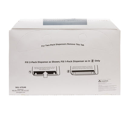 COVER, TOILET SEAT HALF-FOLD WHT