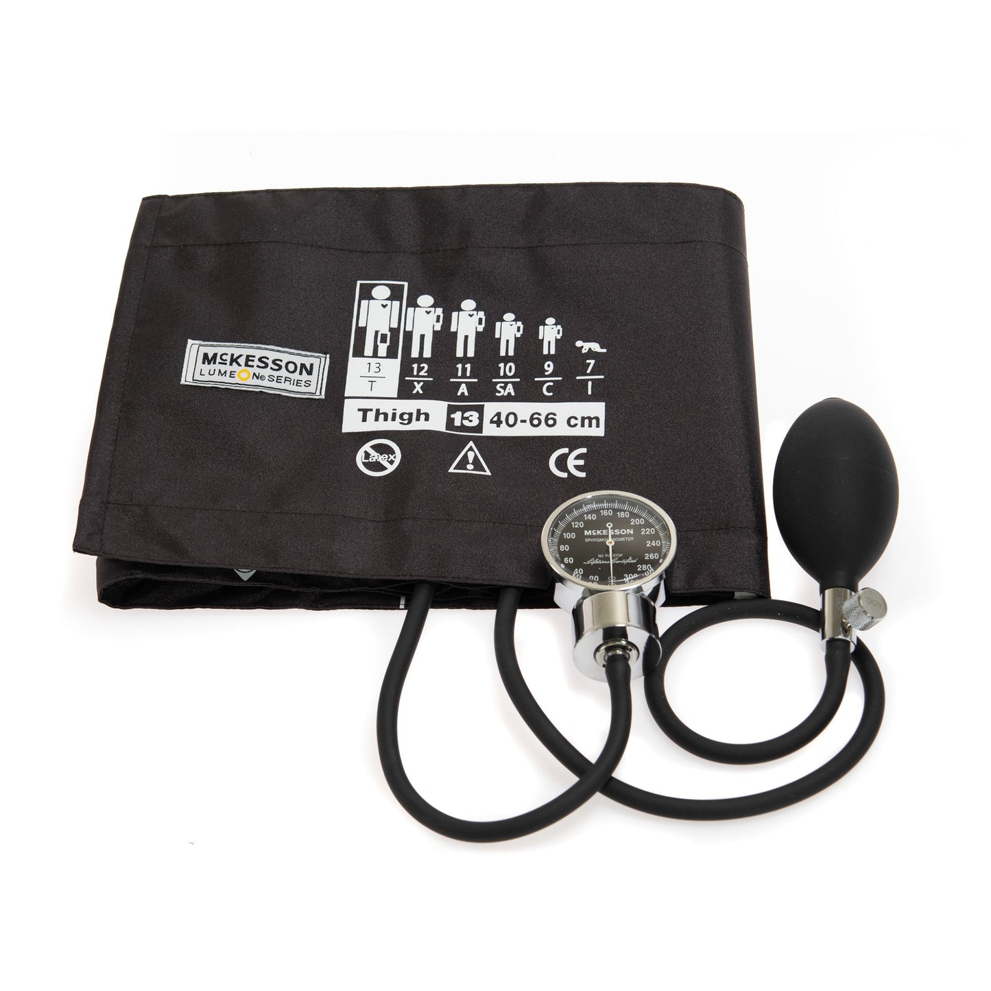 SPHYGMOMANOMETER, ANEROID PROLF THIGH BROWN