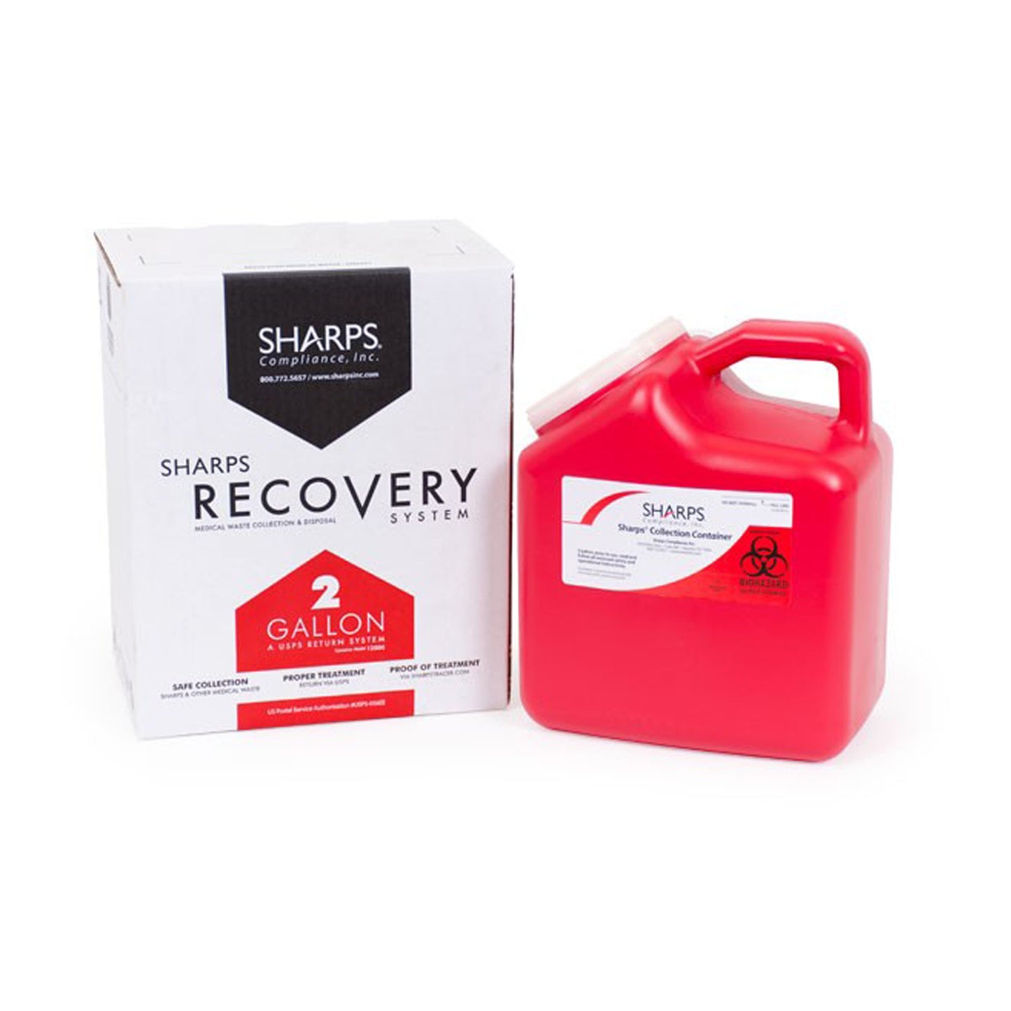 CONTAINER, SHARPS MAILBACK 2GLPRO-TEC