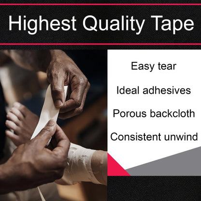 TAPE, ATHLETIC POROUS ADH CTNLF WHT 1"X15YDS