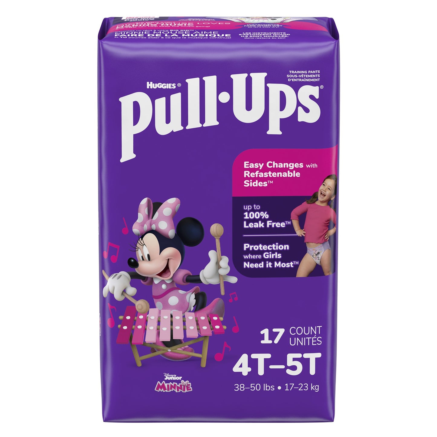 PANTS, TRAINING PULL-UPS LEARNING DESIGN GIRL 4T-5T
