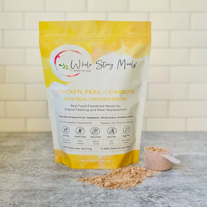 FOOD, POWDERED CHICKEN/PEAS &CARROTS 16OZ