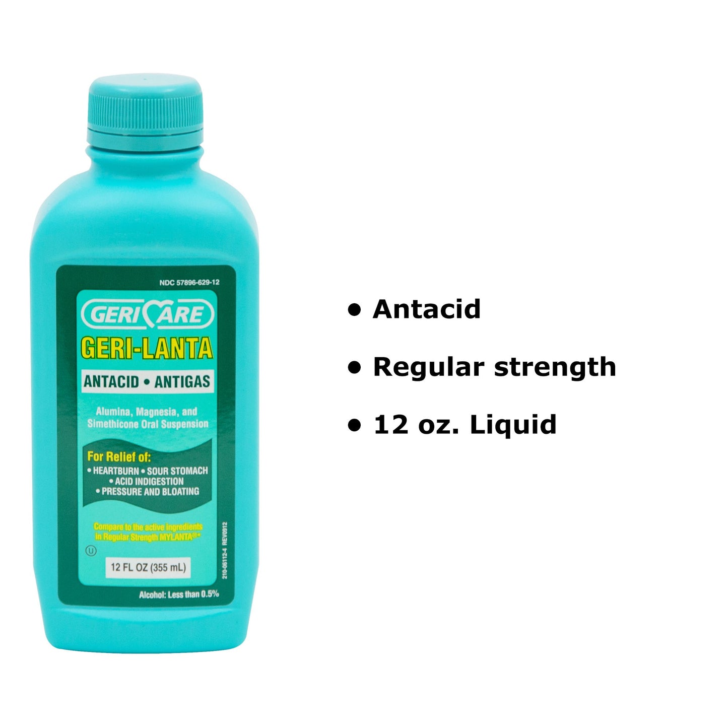 ANTACID, LIQ GERI-LANTA REGULAR STRNTH ANTIGAS 12OZ