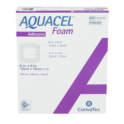 DRESSING, AQUACEL FOAM ADH 6"X6"
