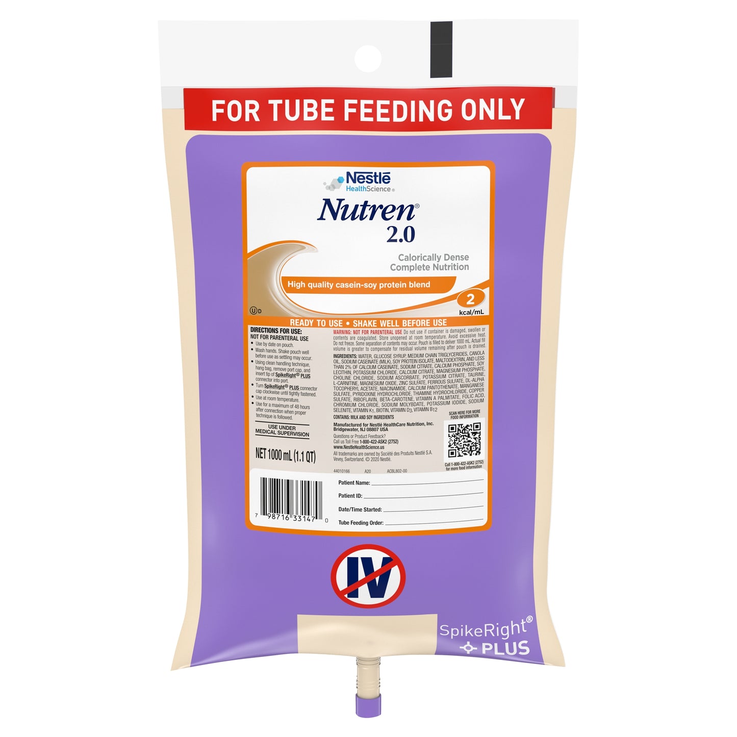 NUTREN 2.0, ULTRAPAK 1000ML
