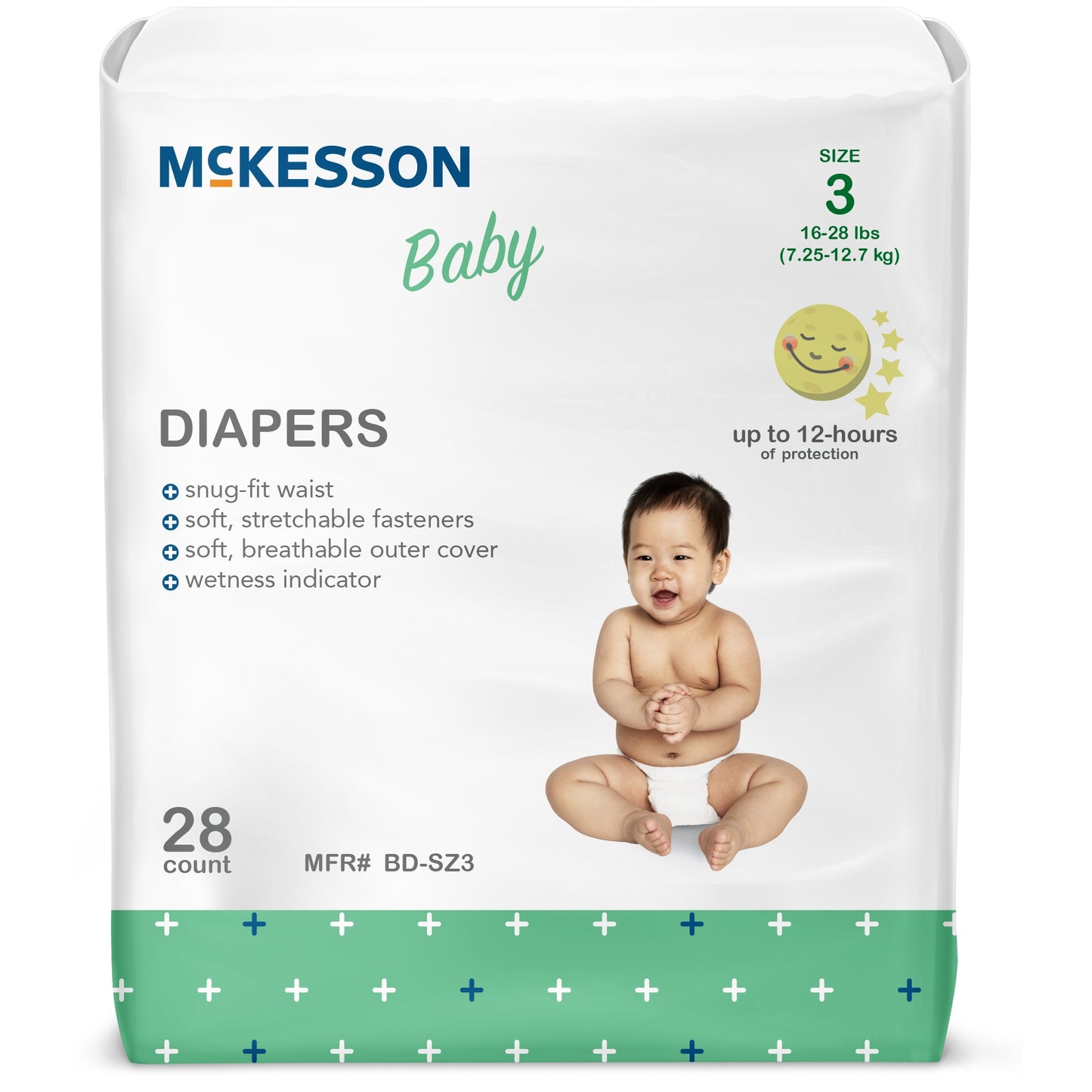 DIAPER, BABY SZ3 16-28 LBS