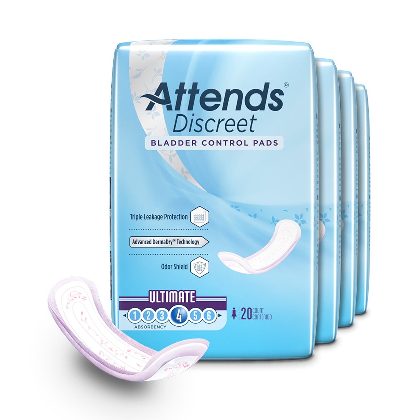 PAD, BLADDER CNTRL ULTIMATE ATTENDS DISCREET