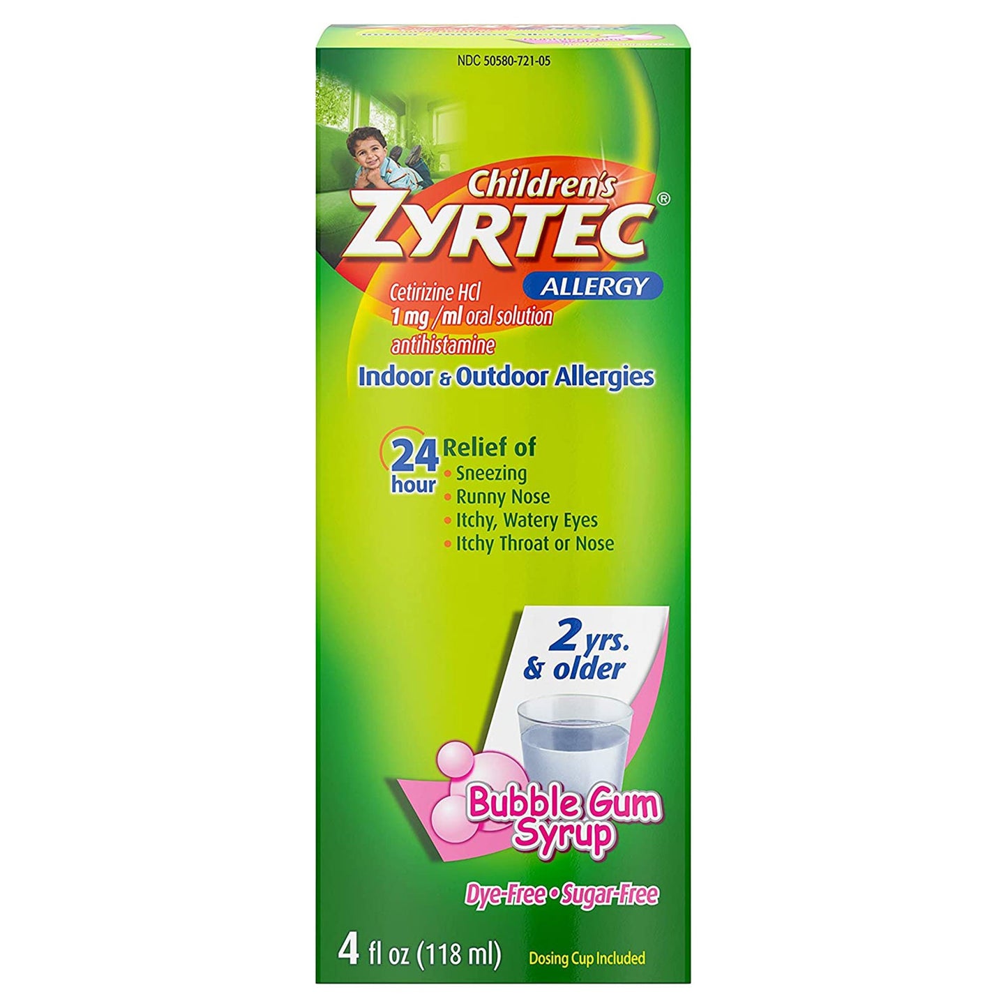 CHILDRENS ZYRTEC, SYRP 1MG/ML4OZ