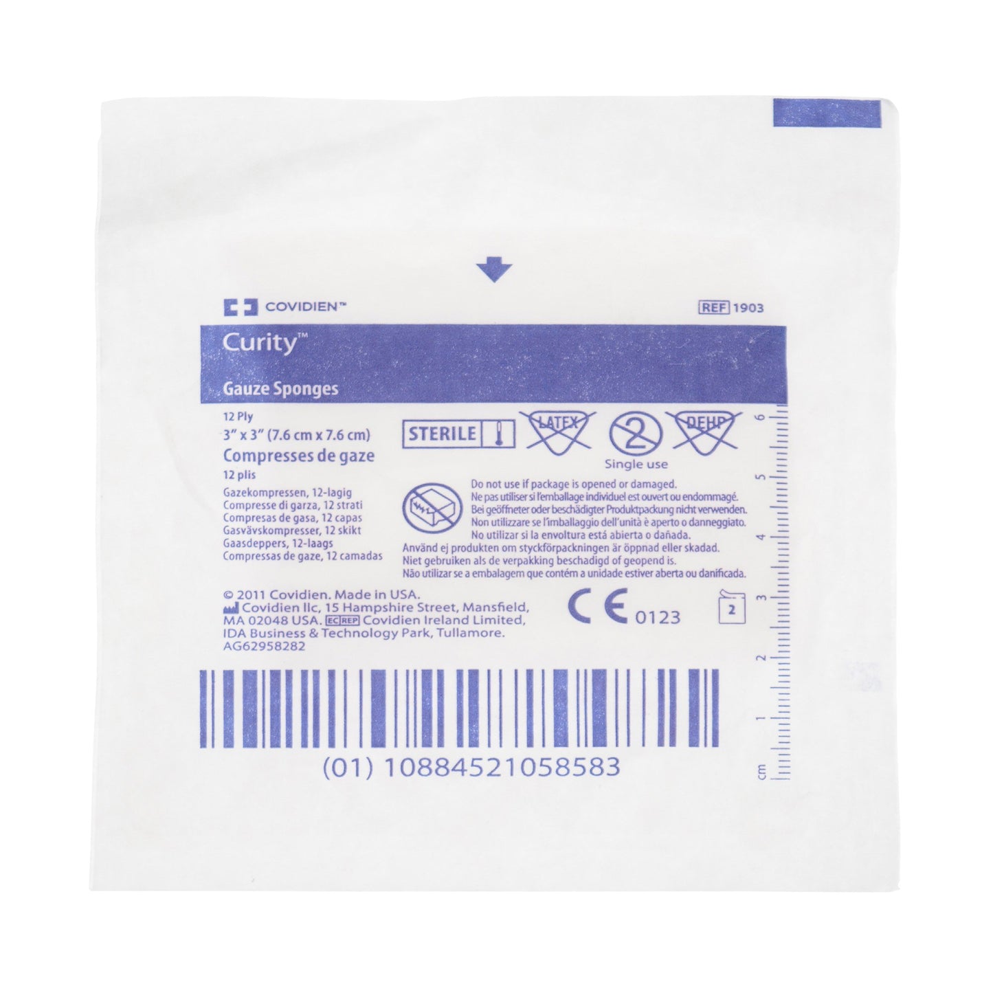 SPONGE, GAUZE 12PLY STR 3"X3"