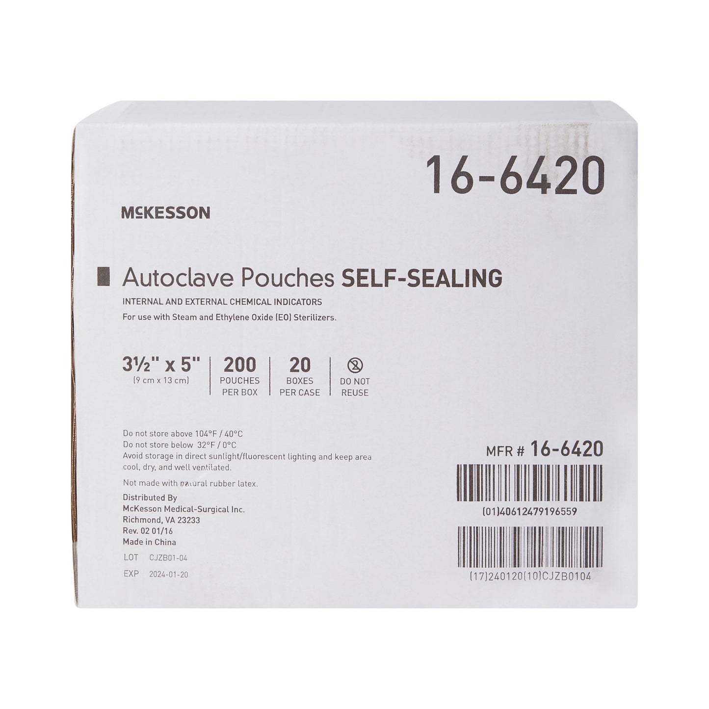 POUCH, SELF SEAL ECON 3.5X5