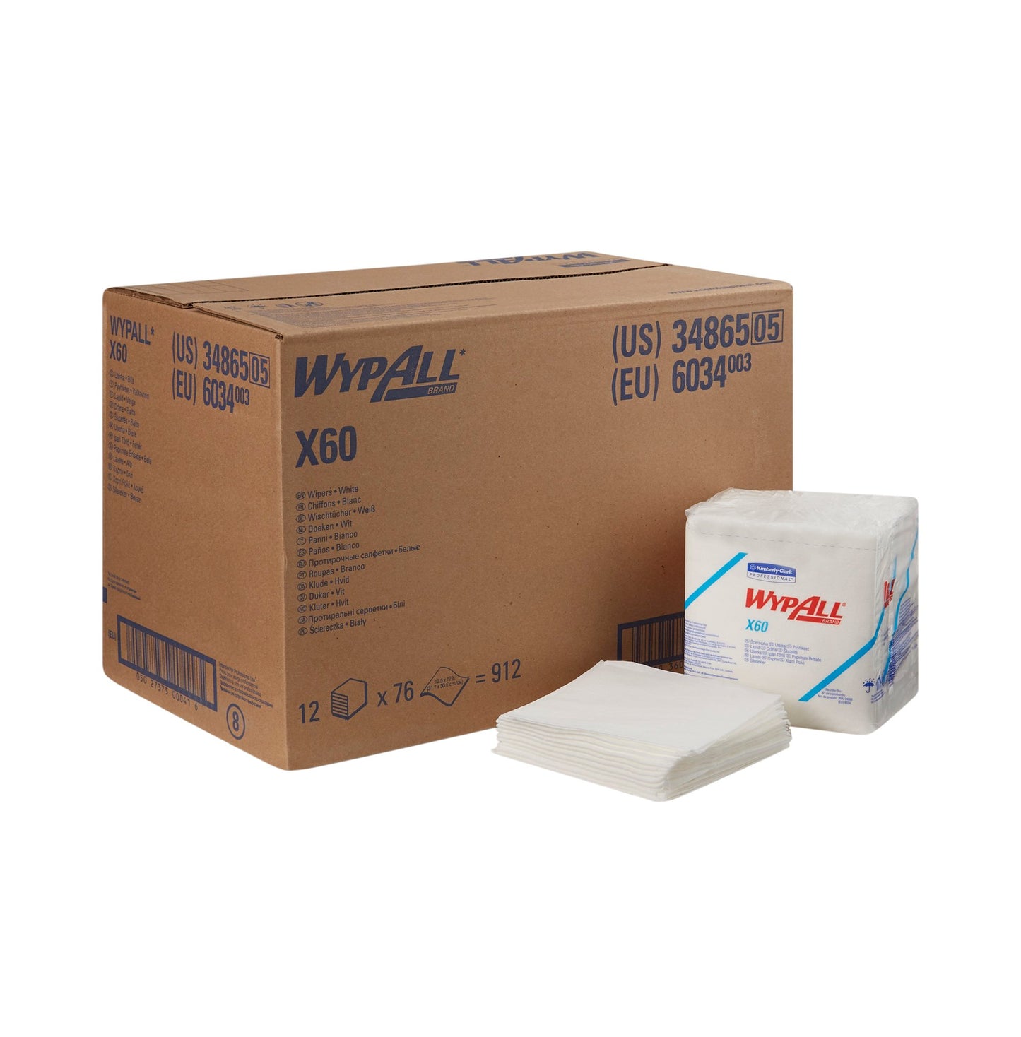 WIPER, WYPALL X6O TERI REINF