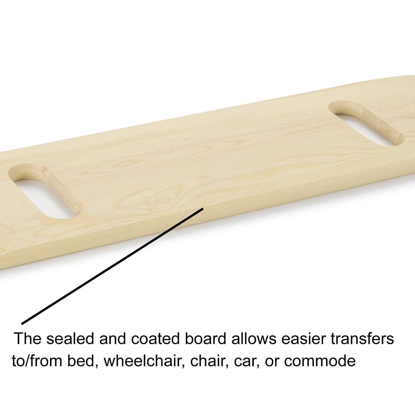 BOARD, TRANSFER 2CUTOUTS WOOD8X30" MABIS