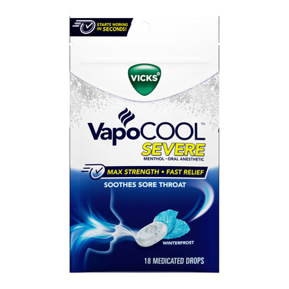 VICKS, DRP SEVERE SORE THROATWINTERFROST