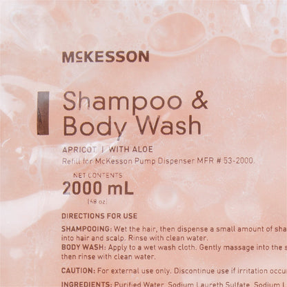 SHAMPOO, HAIR/BODY APRICOT DISC 2000ML
