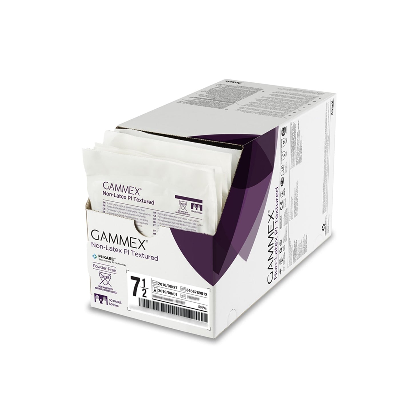 GLOVE, SURG PLYISO 7.5 STR2 TXT