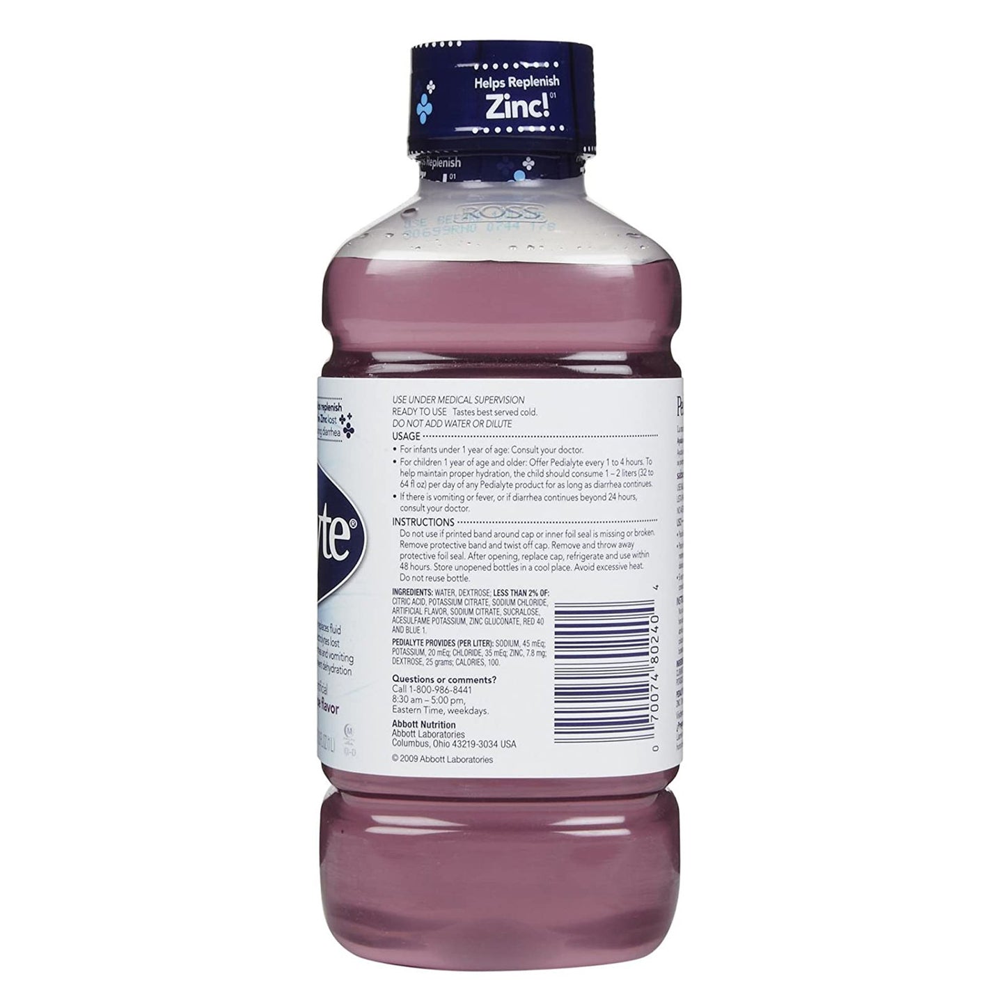 PEDIALYTE, RTF GRAPE 1L BTL