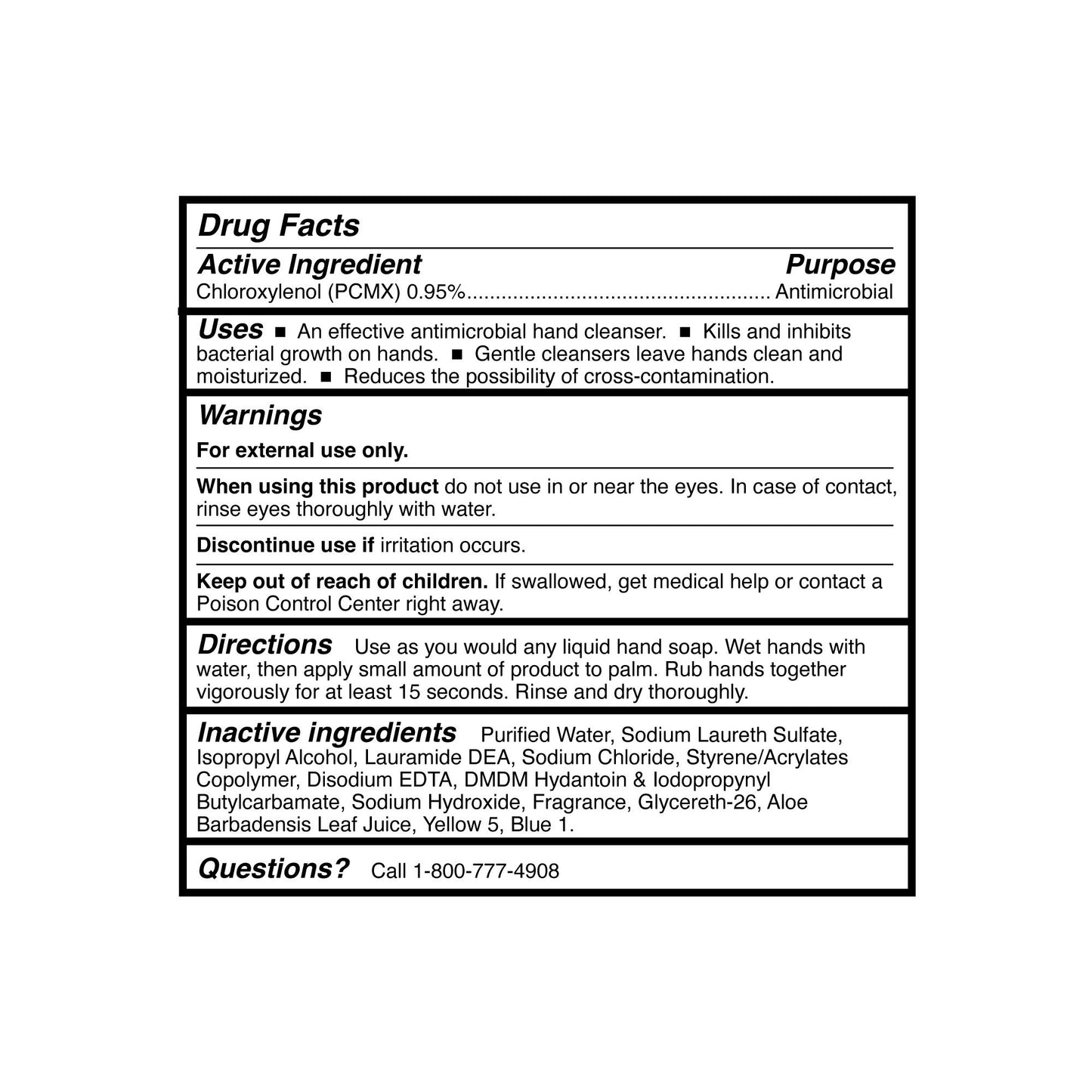 SOAP, ANTIMICRO LOTION ALOE W/PUMP 18OZ