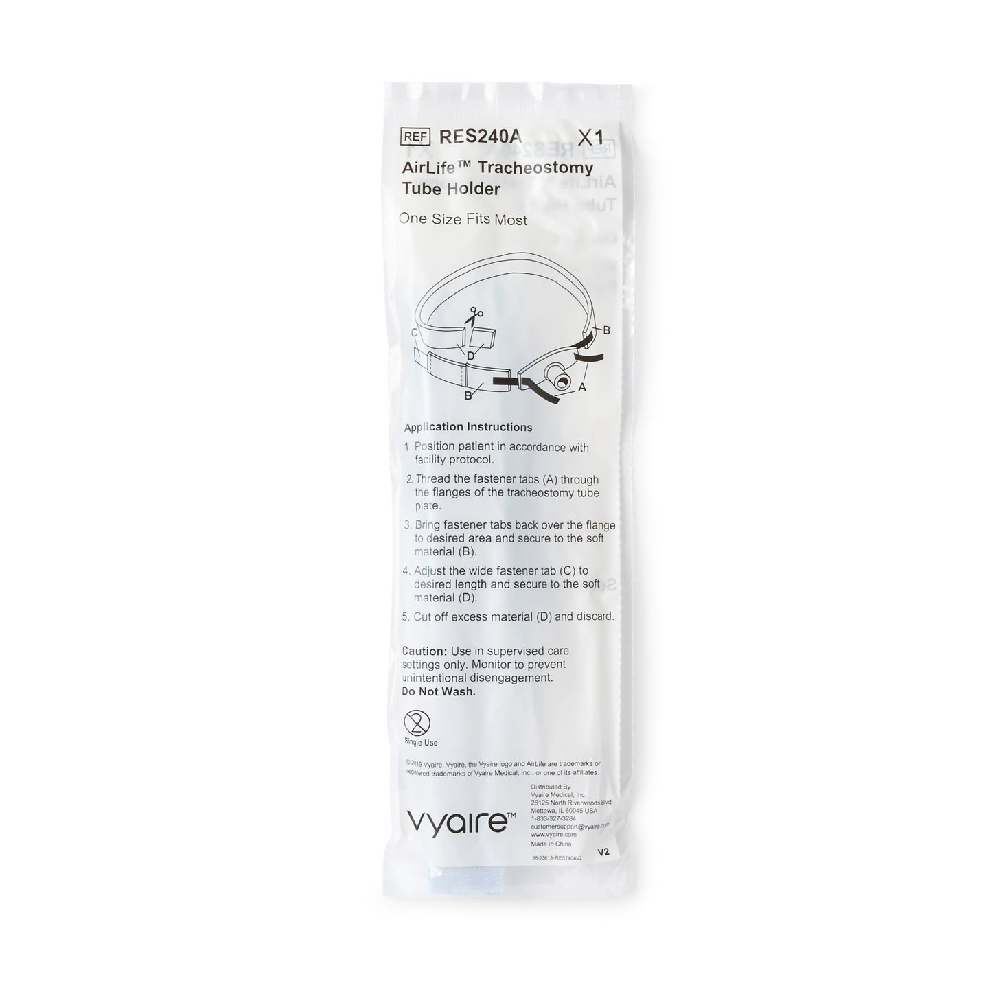 HOLDER, TRACH TUBE ADLT