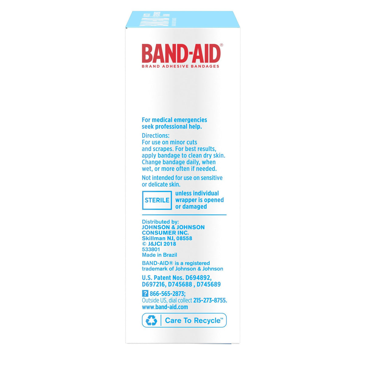 BANDAGE, ADH BAND-AID WATER BLOCK TOUGH